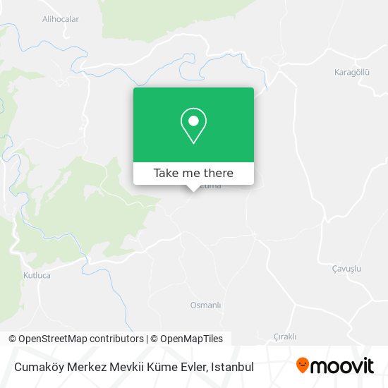 Cumaköy Merkez Mevkii Küme Evler map