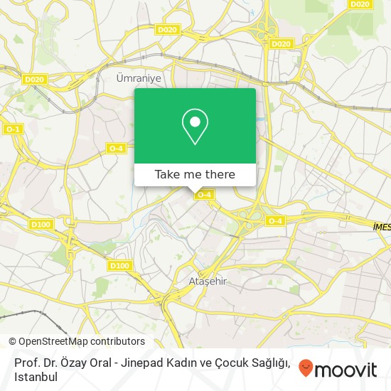 Prof. Dr. Özay Oral - Jinepad Kadın ve Çocuk Sağlığı map