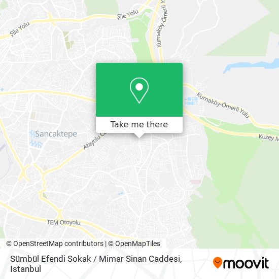 Sümbül Efendi Sokak / Mimar Sinan Caddesi map