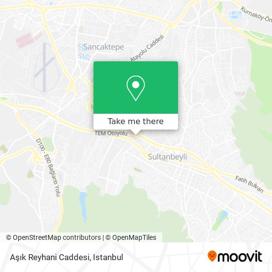 Aşık Reyhani Caddesi map
