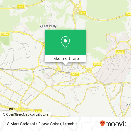 18 Mart Caddesi / Florya Sokak map