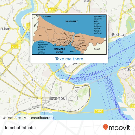 Istanbul map