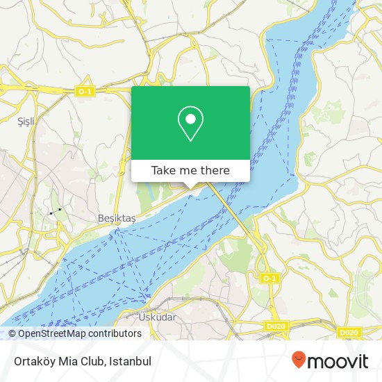 Ortaköy Mia Club map