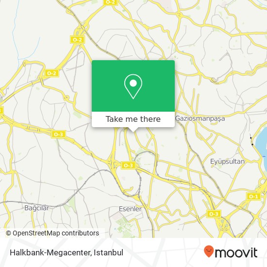 Halkbank-Megacenter map