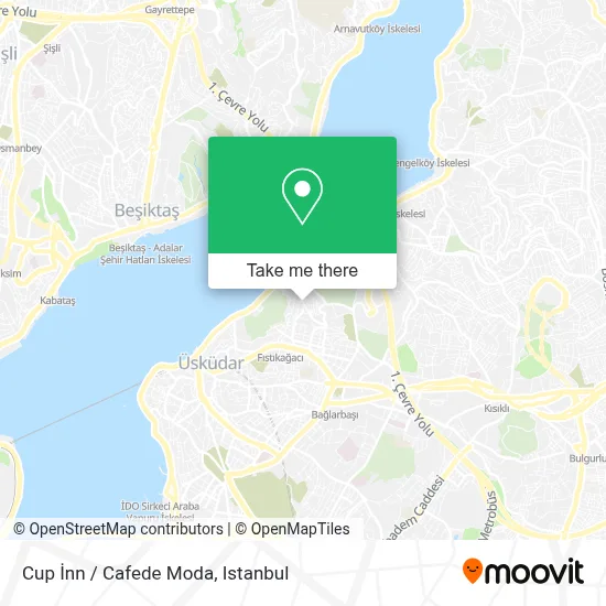 Cup İnn / Cafede Moda map