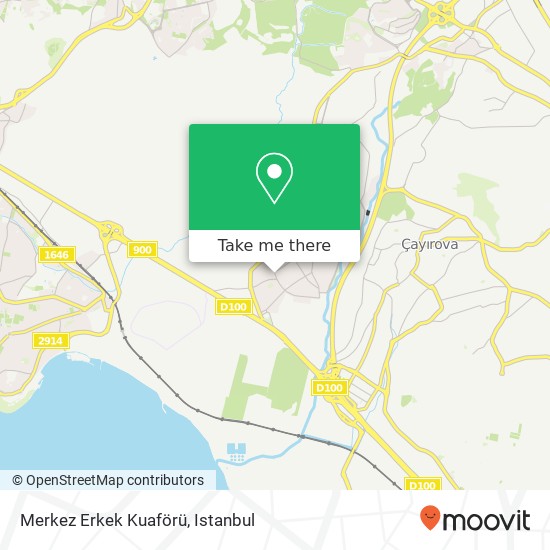 Merkez Erkek Kuaförü map