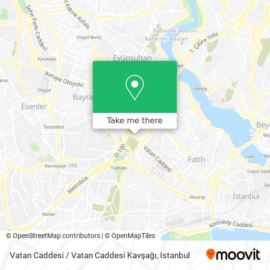 Vatan Caddesi / Vatan Caddesi Kavşağı map