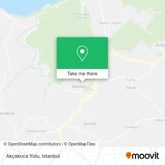 Akçakoca Yolu map
