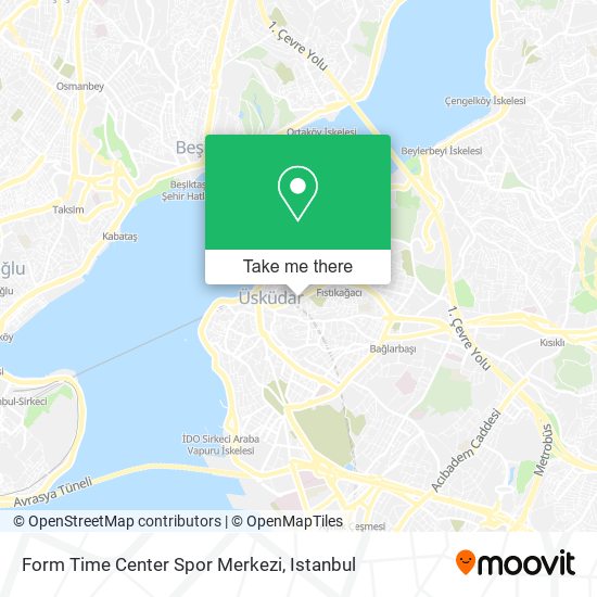 Form Time Center Spor Merkezi map