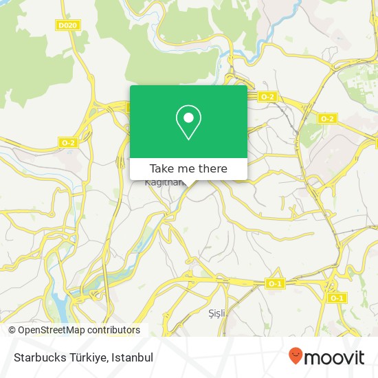 Starbucks Türkiye map