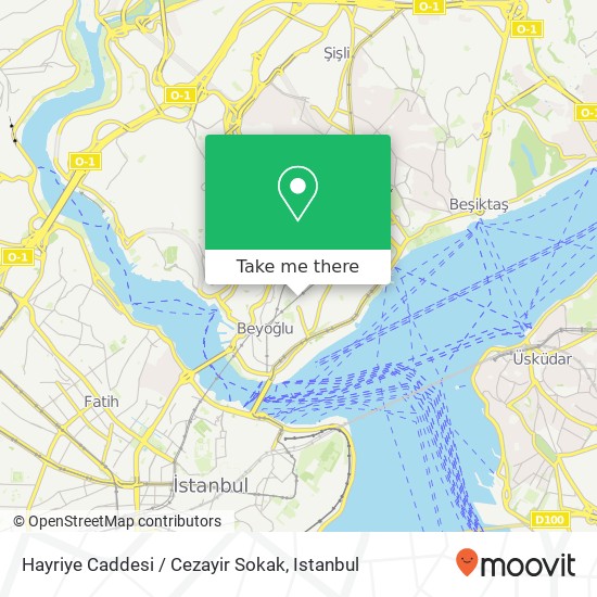 Hayriye Caddesi / Cezayir Sokak map