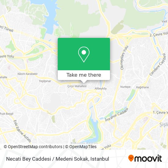 Necati Bey Caddesi / Medeni Sokak map