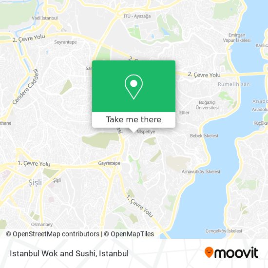 Istanbul Wok and Sushi map