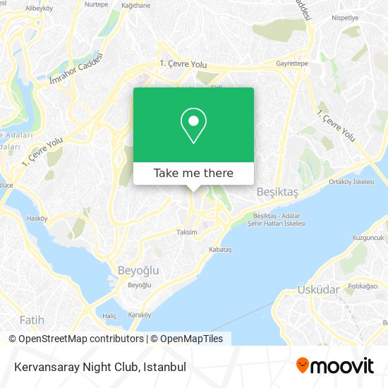Kervansaray Night Club map