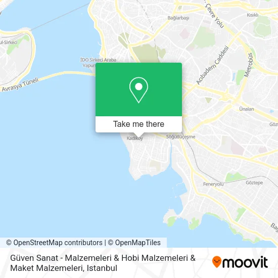 Güven Sanat - Malzemeleri & Hobi Malzemeleri & Maket Malzemeleri map