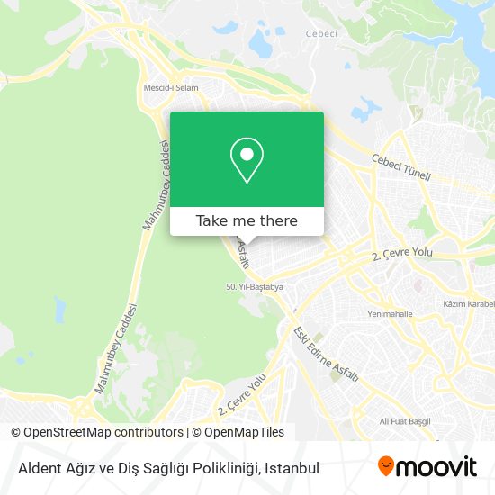 Aldent Ağız ve Diş Sağlığı Polikliniği map