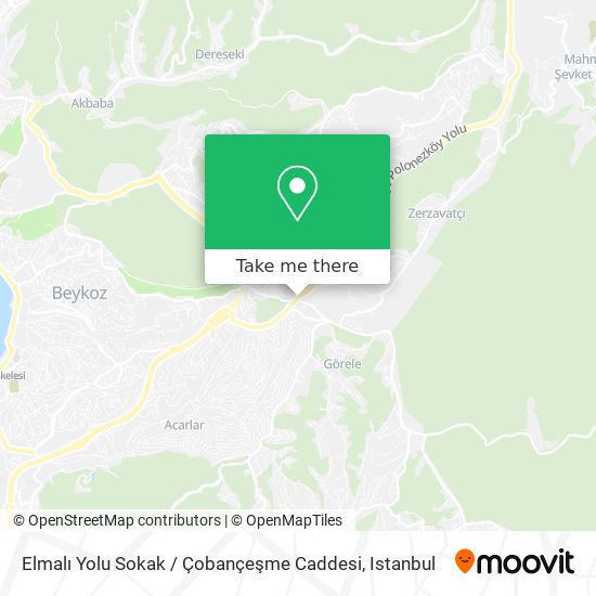Elmalı Yolu Sokak / Çobançeşme Caddesi map