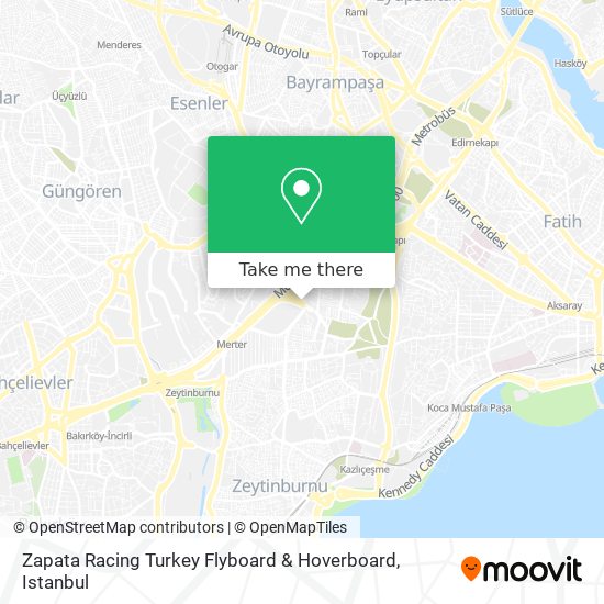 Zapata Racing Turkey Flyboard & Hoverboard map