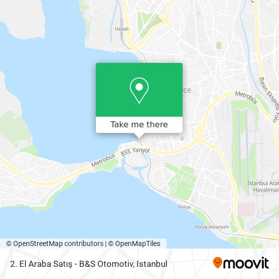 2. El Araba Satış - B&S Otomotiv map