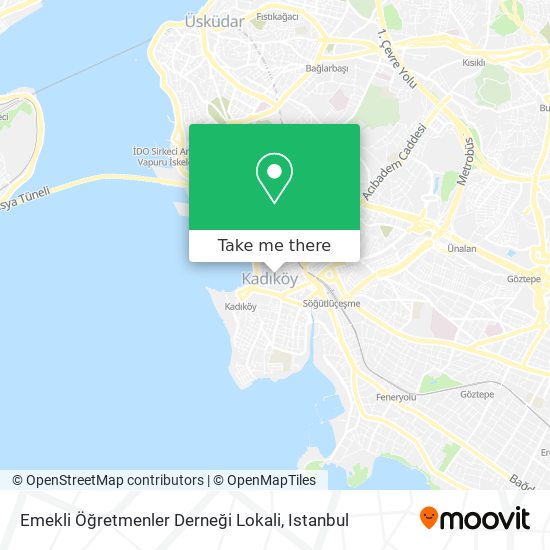 Emekli Öğretmenler Derneği Lokali map