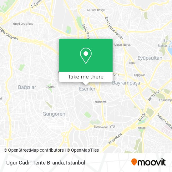 Uğur Cadır Tente Branda map