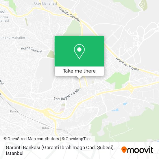 Garanti Bankası (Garanti İbrahimağa Cad. Şubesi) map