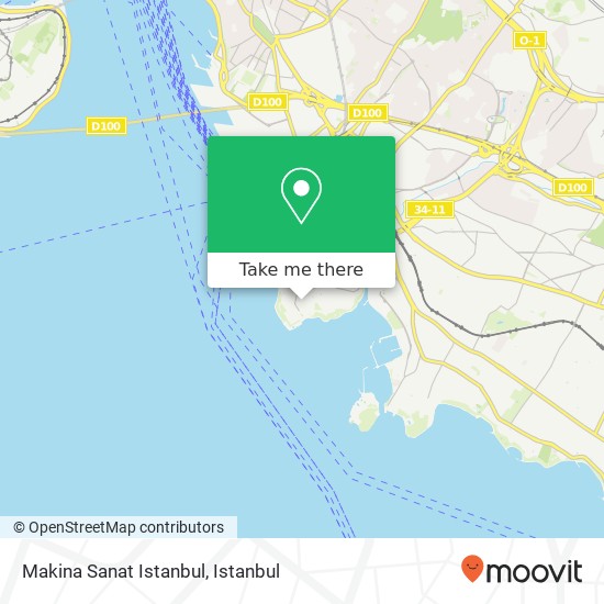 Makina Sanat Istanbul map