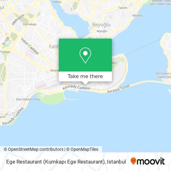 Ege Restaurant (Kumkapı Ege Restaurant) map