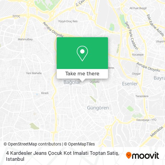 4 Kardesler Jeans Çocuk Kot Imalati Toptan Satiş map