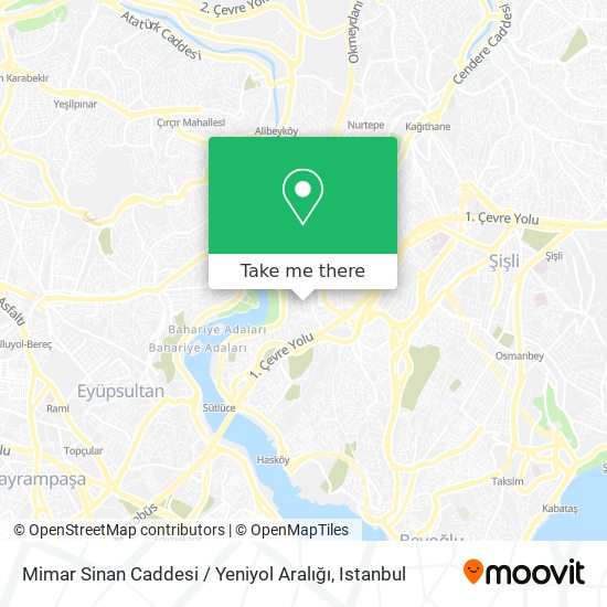 Mimar Sinan Caddesi / Yeniyol Aralığı map
