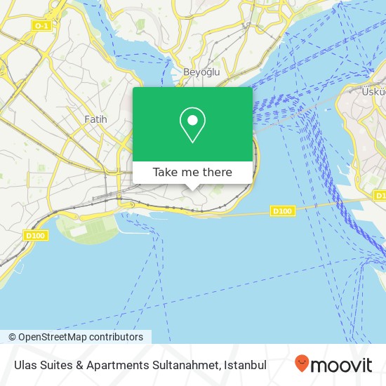 Ulas Suites & Apartments Sultanahmet map