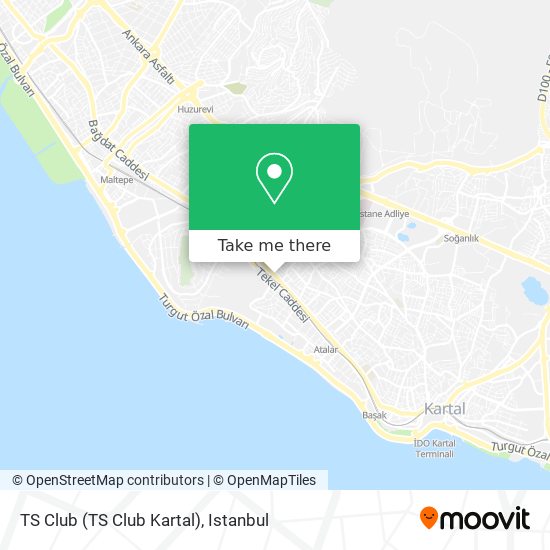 TS Club (TS Club Kartal) map