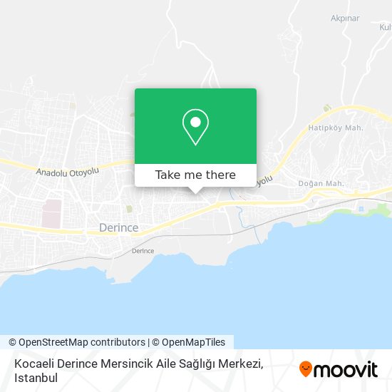 Kocaeli Derince Mersincik Aile Sağlığı Merkezi map