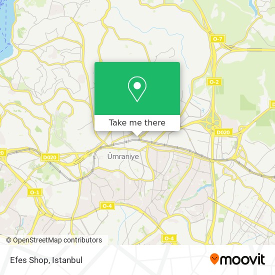 Efes Shop map