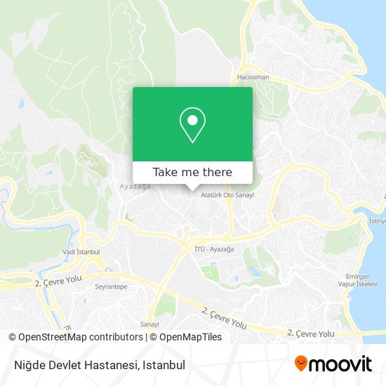 Niğde Devlet Hastanesi map