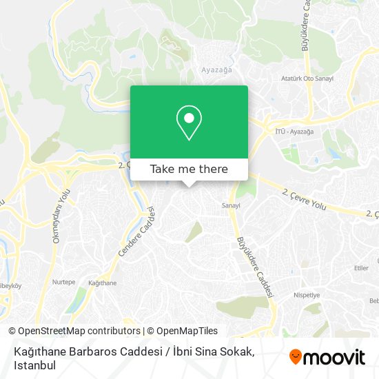 Kağıthane Barbaros Caddesi / İbni Sina Sokak map