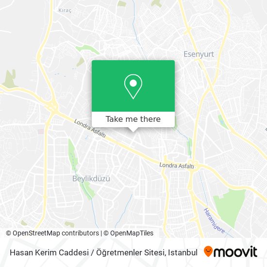 Hasan Kerim Caddesi / Öğretmenler Sitesi map