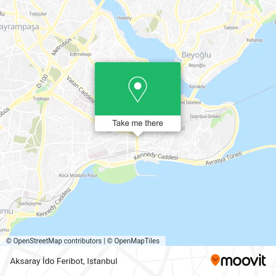 Aksaray İdo Feribot map