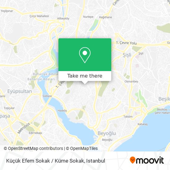 Küçük Efem Sokak / Küme Sokak map