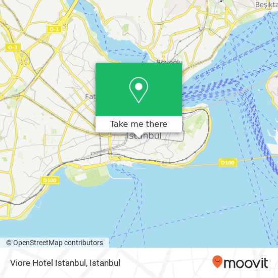 Viore Hotel Istanbul map