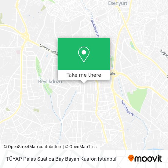 TÜYAP Palas Suat'ca Bay Bayan Kuaför map