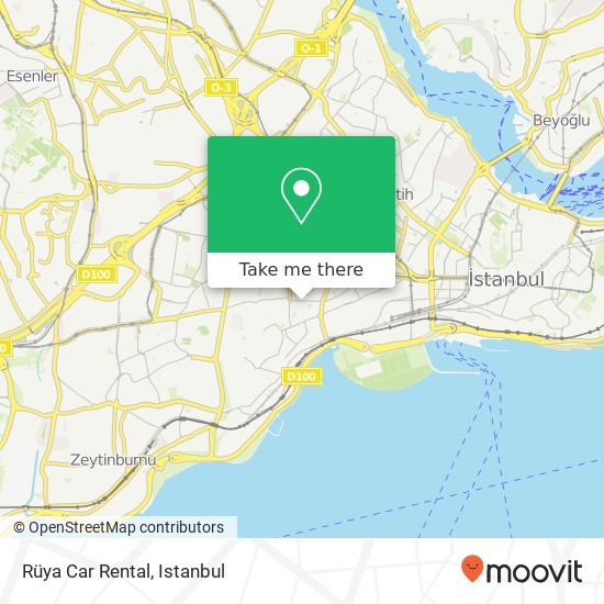 Rüya Car Rental map