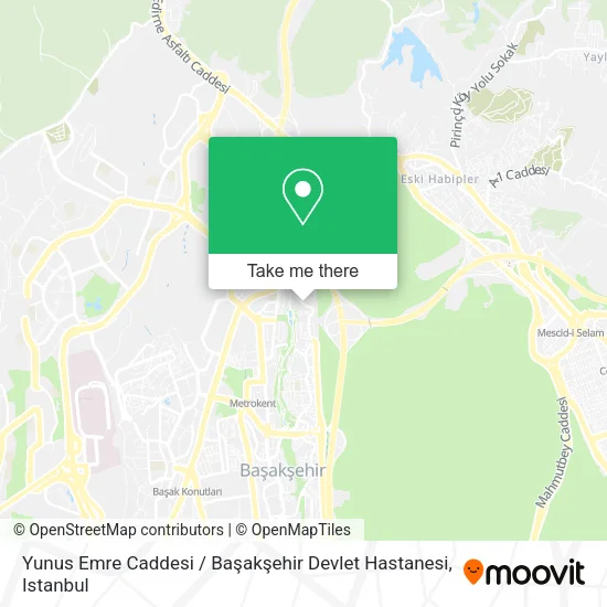 Yunus Emre Caddesi / Başakşehir Devlet Hastanesi map