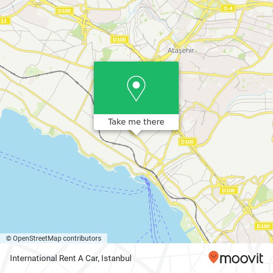 International Rent A Car map