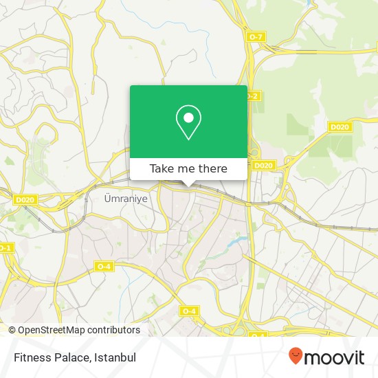 Fitness Palace map