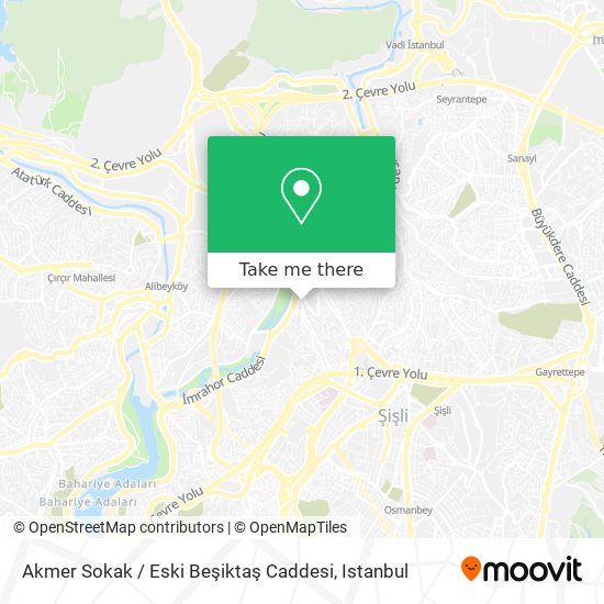 Akmer Sokak / Eski Beşiktaş Caddesi map