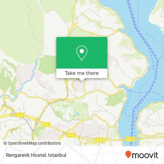 Rengarenk Hostel map