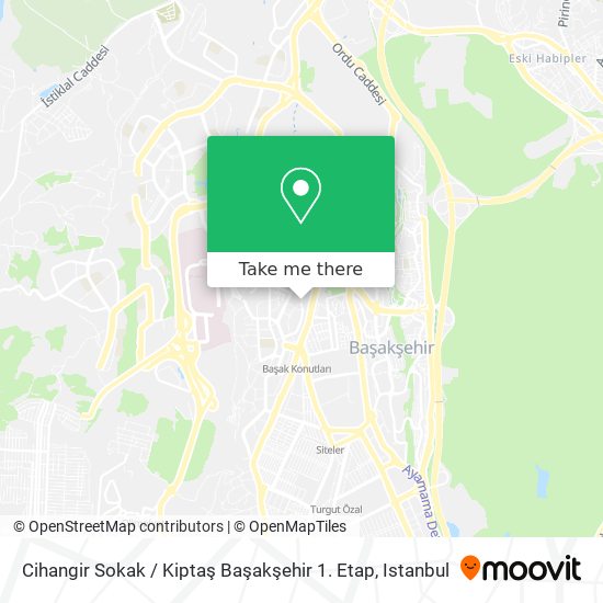 Cihangir Sokak / Kiptaş Başakşehir 1. Etap map