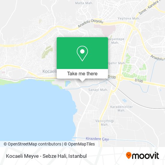 Kocaeli Meyve - Sebze Hali map