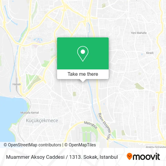 Muammer Aksoy Caddesi / 1313. Sokak map